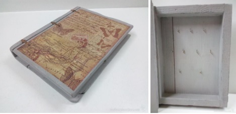 Caja para guardar las llaves en forma de libro